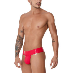 CandyMan String Effet Mouillé Venilia Rouge
